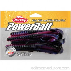 Berkley PowerBait Power Worm Soft Bait 7 Length, Black/Chartreuse, Per 13 553146577